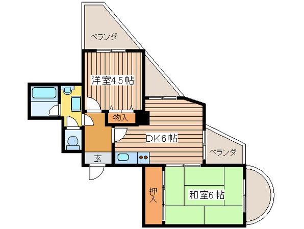 エクセレント野田の物件間取画像